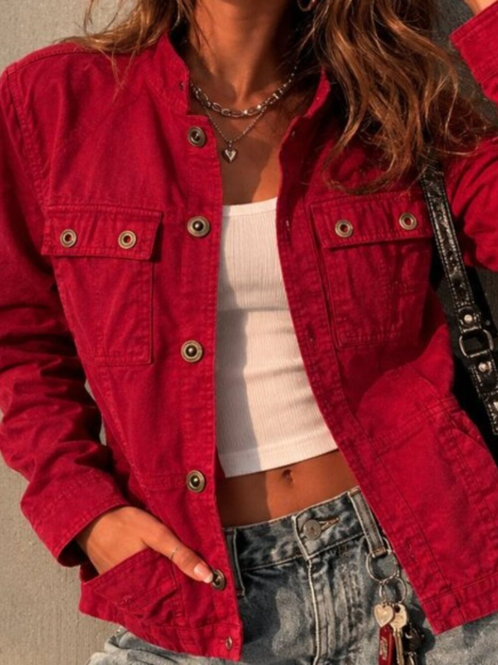 Lauren  Vintage Naval Supply Company Red Jacket - Size Small